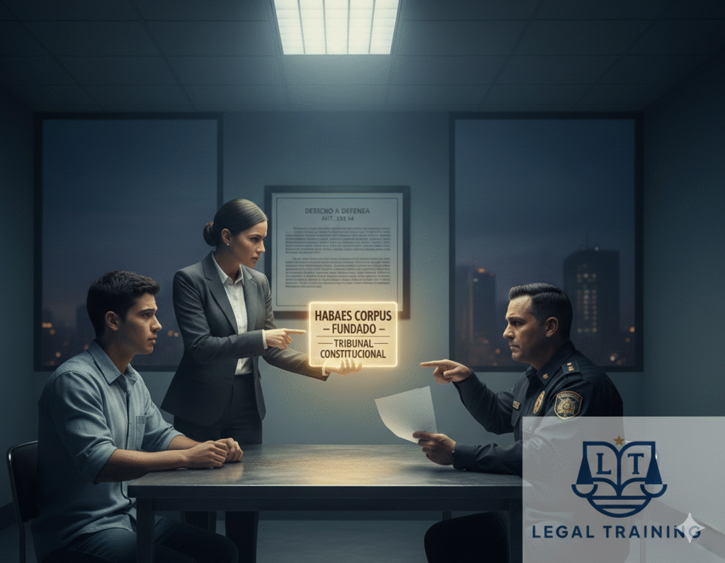 NO SE DEBE CONDICIONAR PRESENTACIÓN DE ESCRITO DE APERSONAMIENTO PARA ENTREVISTARSE CON PATROCINADO EN SEDE POLICIAL - Expediente 03285-2009-PHC/TC gemini generated image 9kos6j9kos6j9kos