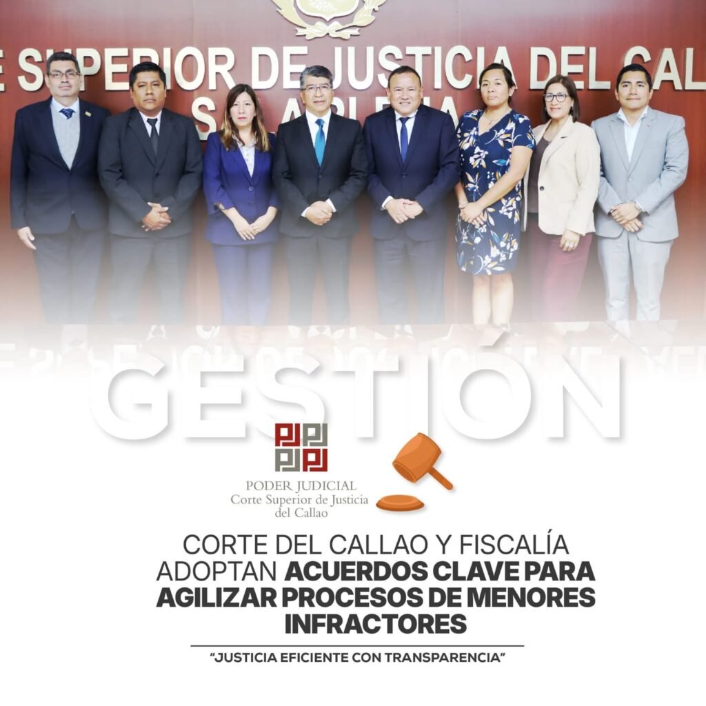 🚨 Corte del Callao y Fiscalía acuerdan plazos récord para agilizar Procesos de Menores Infractores whatsapp image 2025 12 12 at 7.48.09 pm (1)