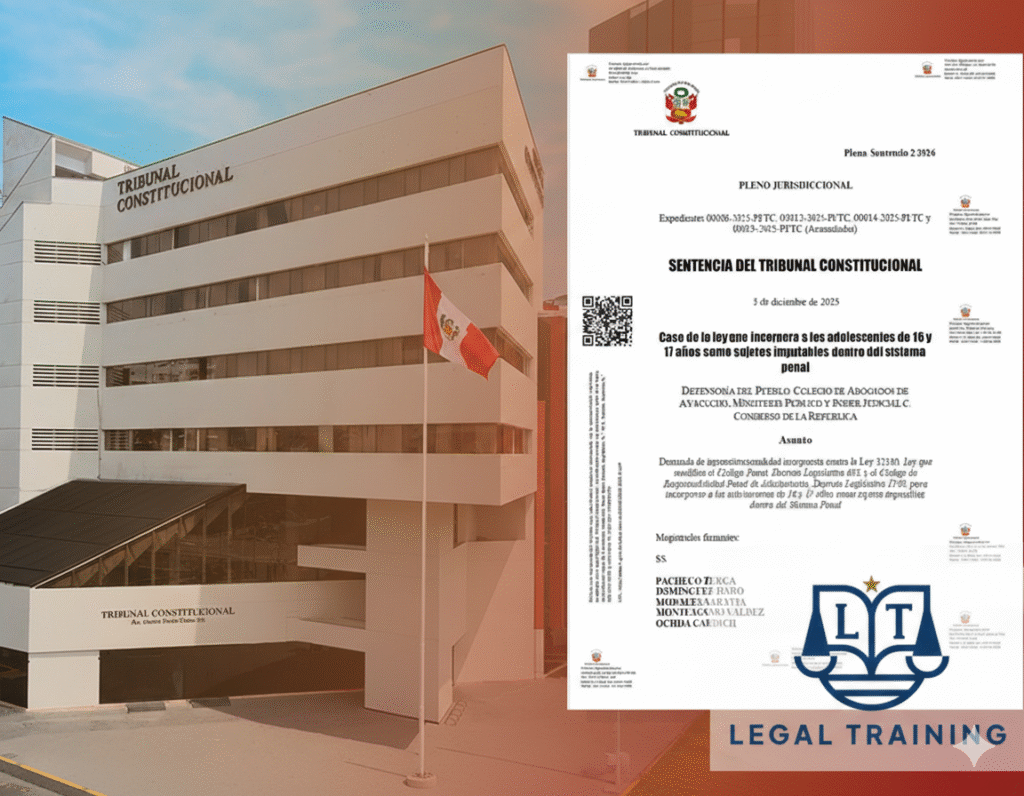 Tribunal Constitucional declara inconstitucional ley 32330 que permitía juzgar a menores de 16 y 17 años como adultos: Conoce los efectos de la sentencia en los procesos penales en trámite. gemini generated image t53x1vt53x1vt53x